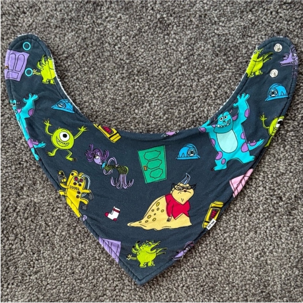 Little Sleepies OG Monsters Inc Bandana Bib